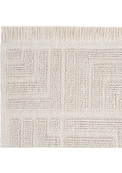 Mirage Bej Kaymaz Tabanlı Yıkanabilir Leke Tutmayan Bohem Mutfak Kilimi Geometrik Desenli Kilim Halı fırsatları