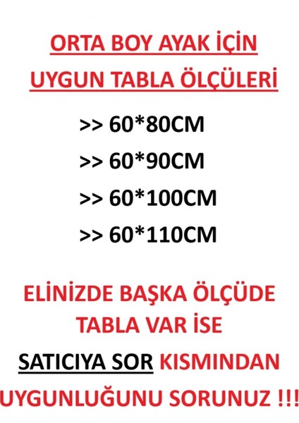 Katlanır Masa Ayağı Orta Boy