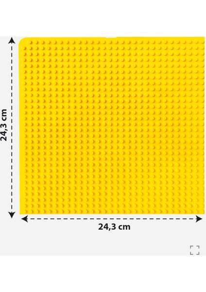 Ceco Toys Yapı Blokları Zemin Sarı 24,5X24,5 cm