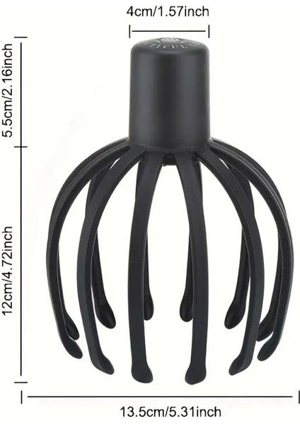 Elektrikli Sarjlı Ahtapot Terapotik Baş Kafa Masajı