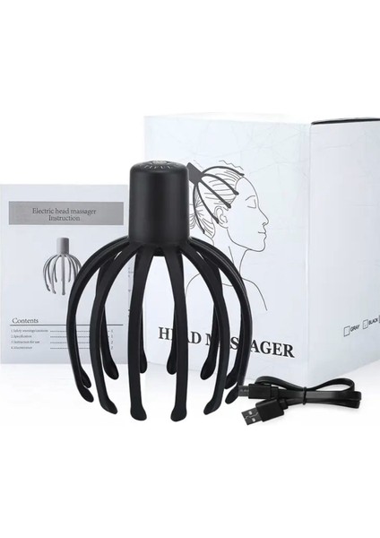 Elektrikli Sarjlı Ahtapot Terapotik Baş Kafa Masajı modelleri