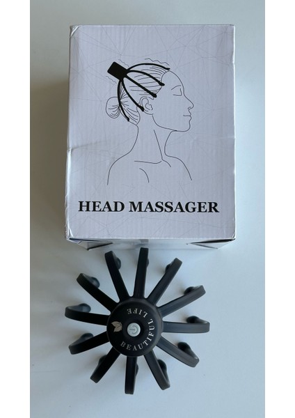 Elektrikli Sarjlı Ahtapot Terapotik Baş Kafa Masajı