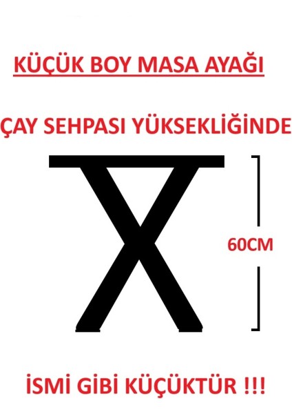 Katlanır Masa Ayağı Küçük Boy