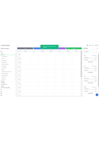 PlanEdu - YZ Destekli Eğitim Koçluk Sistemi 15 Kullanıcılı