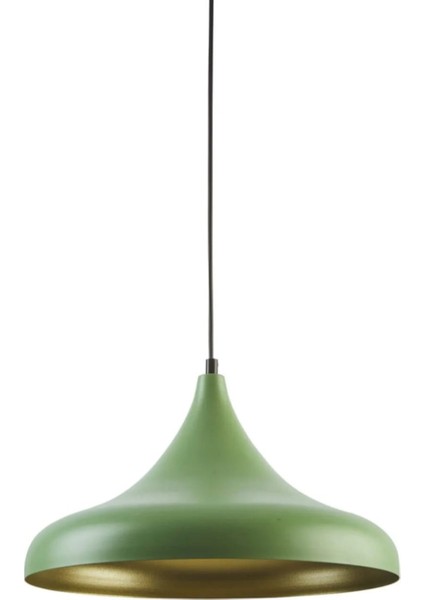 Mylights Metal Yeşil Sarkıt Avize Modern Spor Avize 35CM