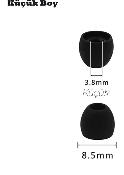 Kulaklık Silikonu Samsung Uyumlu-Küçük 8.5mm