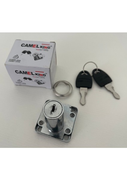 36 mm Dolap ve Çekmece Kilidi - Anahtarlı Metal Gövde (2 Paket- 2 kilit + 4 anahtar) fırsatları