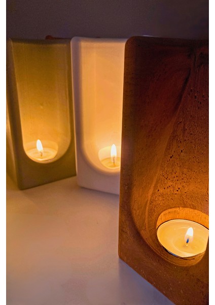 Tealight Mum Standı Modern Minimal | Dekoratif & Mumluk