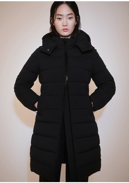Kapüşonlu Kapitone Anorak