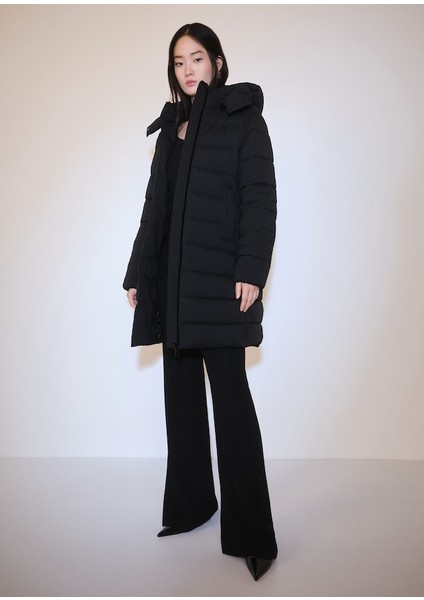 Kapüşonlu Kapitone Anorak