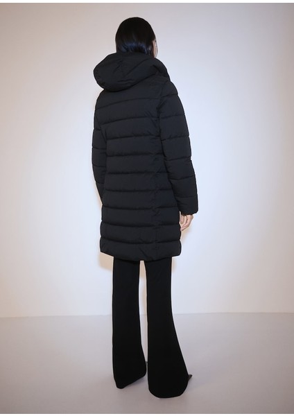 Kapüşonlu Kapitone Anorak