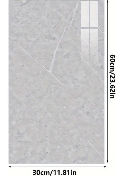 Gri Mermer Desenli Alüminyum Plastik Duvar Sticker - GMS3398-5337