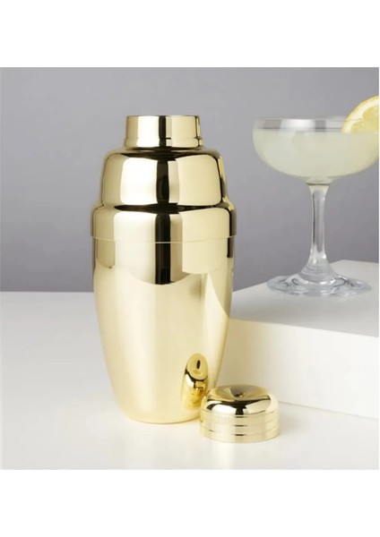 Mojito Tokmağı Siyah 20.7 cm ve Gold Shaker 350 ml Metal Süzgeçli Koktely Tokmak Shaker Seti modelleri