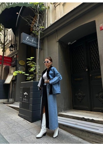 Chanel Garnili Kot Mont - Siyah