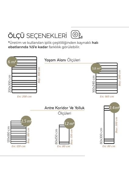 Zaraf Krem Bej Halı Modern Etnik Desenli Dokuma Bohem Oda Halısı Oturma Odası Salon İnce Yazlık Halı