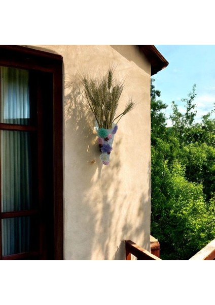 - Balkon Süsü Külah, Çiçekli Model - Askılı Balkon Vazosu - Çiçeklik - Duvar Çiçekliği - Epoksi Döküm - 25 cm fiyatları