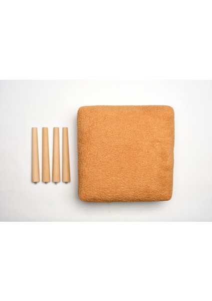 Puf Mushroom Retro Kare Çok Amaçlı Puf Bench Koltuk Tabure