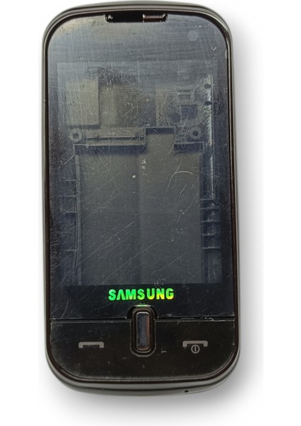 Samsung S5630 Kasa Samsung Galaxy S5630 Uyumlu Siyah Renk Orta Kasa Ön Arka Kapak Tuş Takımı fiyatları