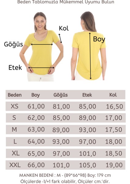 Viskon Dökümlü Dekolte Yaka T-Shirt-Gold