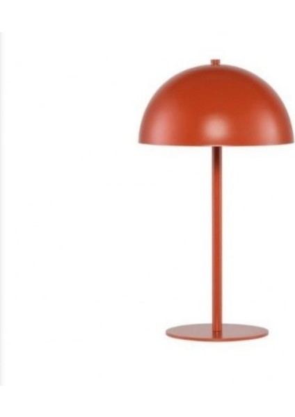 Mylights 30 cm Baslıklı Masa Lambası Kırmızı Abajur Gece Lambası Yatak Bası Lambası Cocuk Odası Lambaı Genc Odası Lambası Abajur