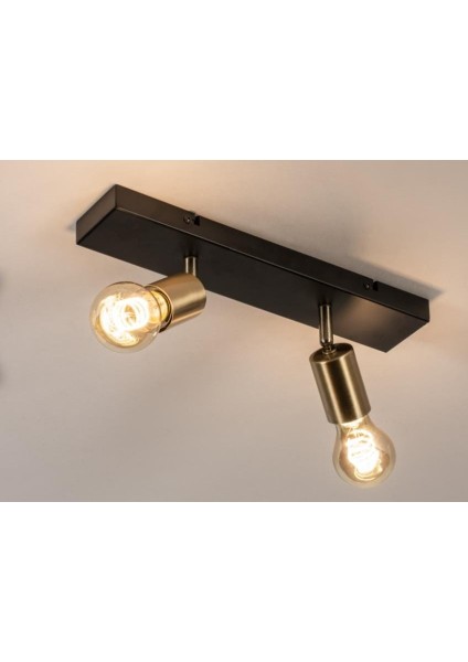 Mylights Avize Retro Ikili Plofonyer Avize Sıralı E27 Duylu