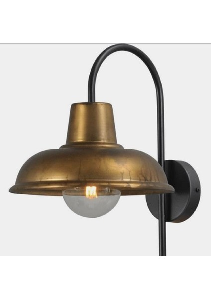 Mylights Metal Kuğu Aplik Modern Spor Duvar Lambası Endustiriyel Aplik Fırcalı Eskitme Başlık