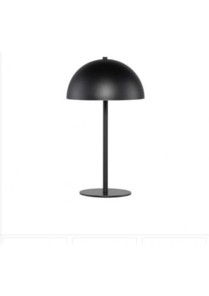 Mylights 30 cm Baslıklı Gece Lambası Abajur Masa Lambası Yatak Bası Lambası Salon Abajur Genc Odası Abajur Masa Lambası Metal