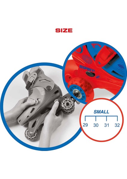 Spiderman Inline 3 Teker Paten