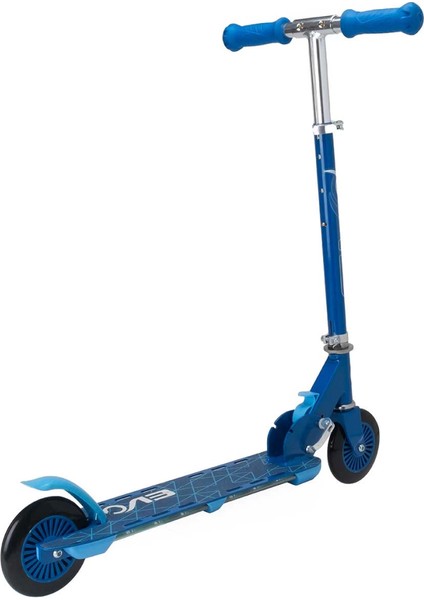 Evo 2 Tekerlekli Flash Işıklı Mavi Scooter