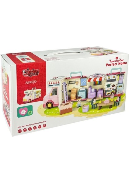 Nessiworld G0021 Sesli Aksesuarlı Açılıp Katlanabilir Karavan -Vardem Oyuncak