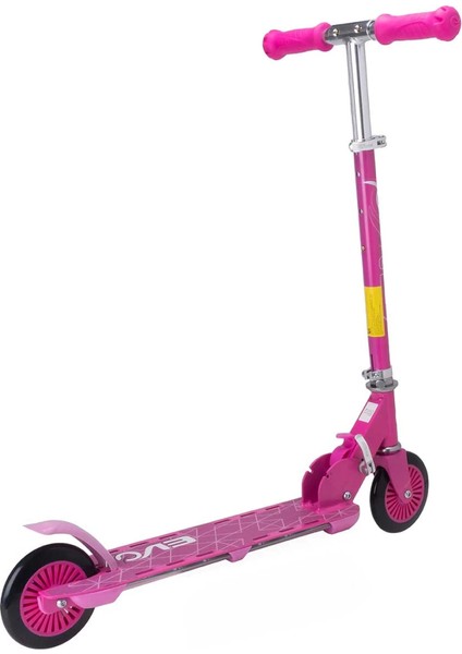 Evo 2 Tekerlekli Flash Işıklı Pembe Scooter