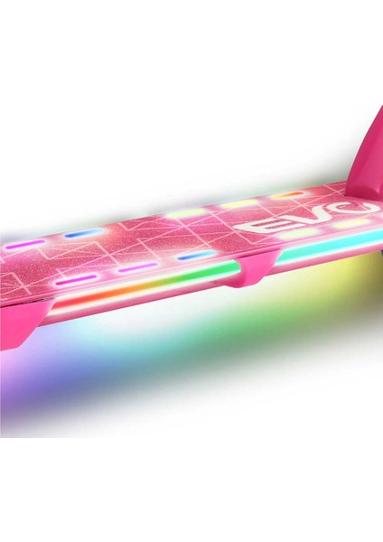 Evo 2 Tekerlekli Flash Işıklı Pembe Scooter