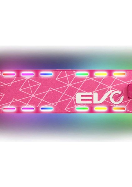 Evo 2 Tekerlekli Flash Işıklı Pembe Scooter