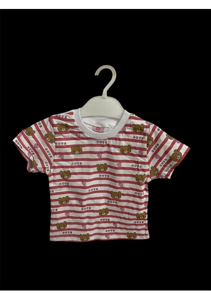 Mandalino Baby Mandalino Kız Bebek 2 Li Ön Cebi Oyuncak Ayıcıklı Tulum ve Ayıcık Desenli Tişört fiyatları