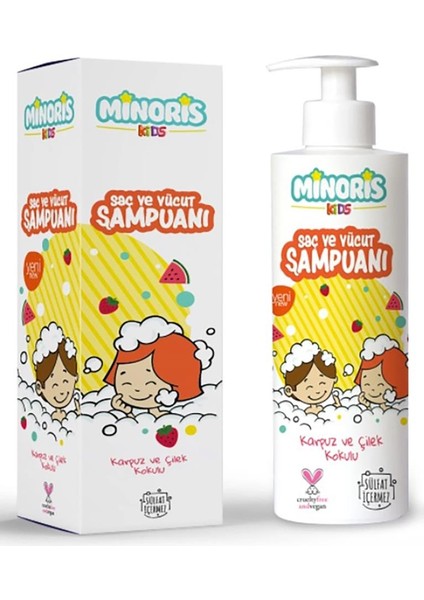 Nessiworld Minoris Kids Organik Saç ve Vücut Şampuanı 400ML