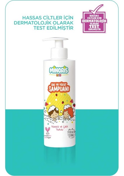 Nessiworld Minoris Kids Organik Saç ve Vücut Şampuanı 400ML