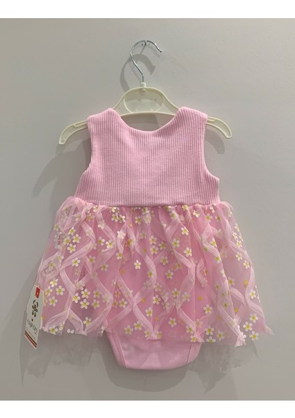 Kız Bebek Papatya Desenli Tül Elbise fiyatları
