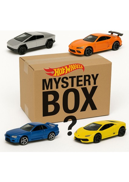Hediye Kutusu ,hot Wheels Arabalar Çıkmaktadır
