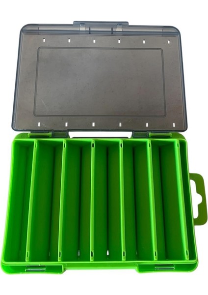 Çift Taraflı Maket Yem Kutusu 12 Gözlü Yeşil 14X10.5X3CM (Max 7cm Maketler Için) fırsatları