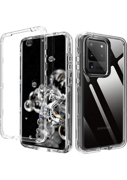 Samsung Galaxy S20 Plus Kılıf Lüx Şeffaf Silikon Bstmy