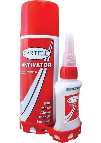 Cartell Hızlı Yapıştırıcı Seti (Aktivatör) 200ML