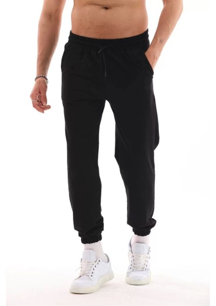 Unisex Iki Iplik Eşofman Altı - Siyah modelleri