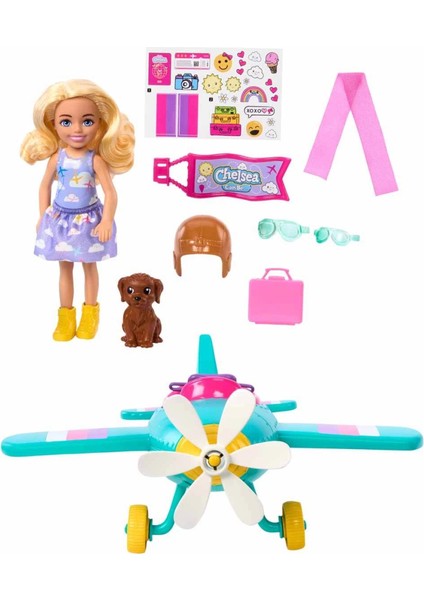 Nessiworld Barbie Chelsea'nın Pervaneli Mini Uçağı