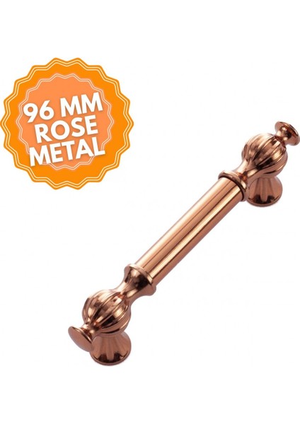 Ebrar Rose 96 mm Kulp Lüks Country Mutfak Mobilya Dolap Çekmece Kulpu