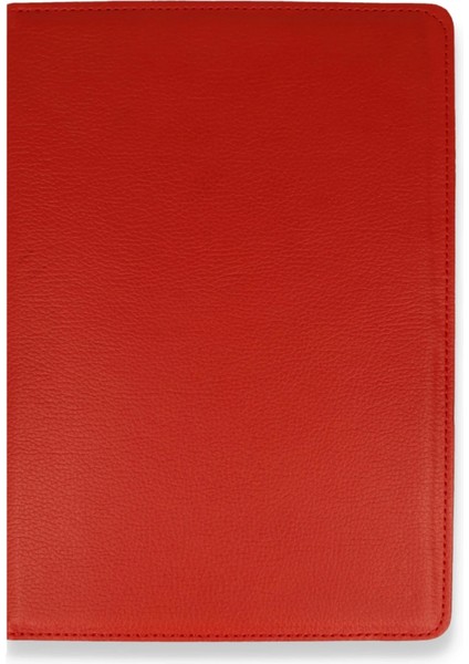 Huawei Mediapad T5 10 Kılıf 360 Tablet Deri Kılıf - Kırmızı Bstmy