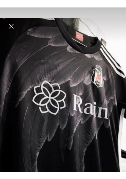 Beşiktaş 23/24 Parcalı Kartal Desen Sezon Yetişkin Iç Saha Taraftar Fıtbol Forması HD1199