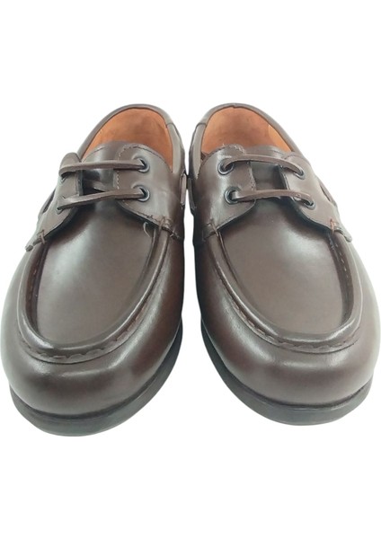 130825TZT56 Erkek Günlük Deri Bağcıklı Kahverengi Anilin fiyatları