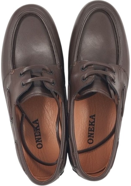 130825TZT56 Erkek Günlük Deri Bağcıklı Kahverengi Anilin modelleri