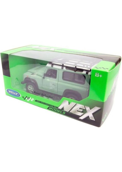 Land Rover Defender Jeep 1990 Model Araba - 1/24 Ölçek Yeşil