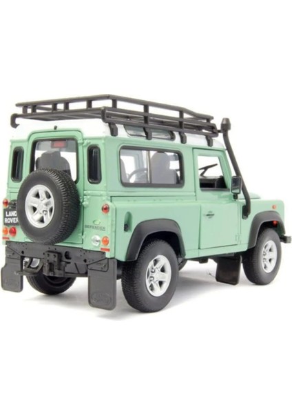 Land Rover Defender Jeep 1990 Model Araba - 1/24 Ölçek Yeşil